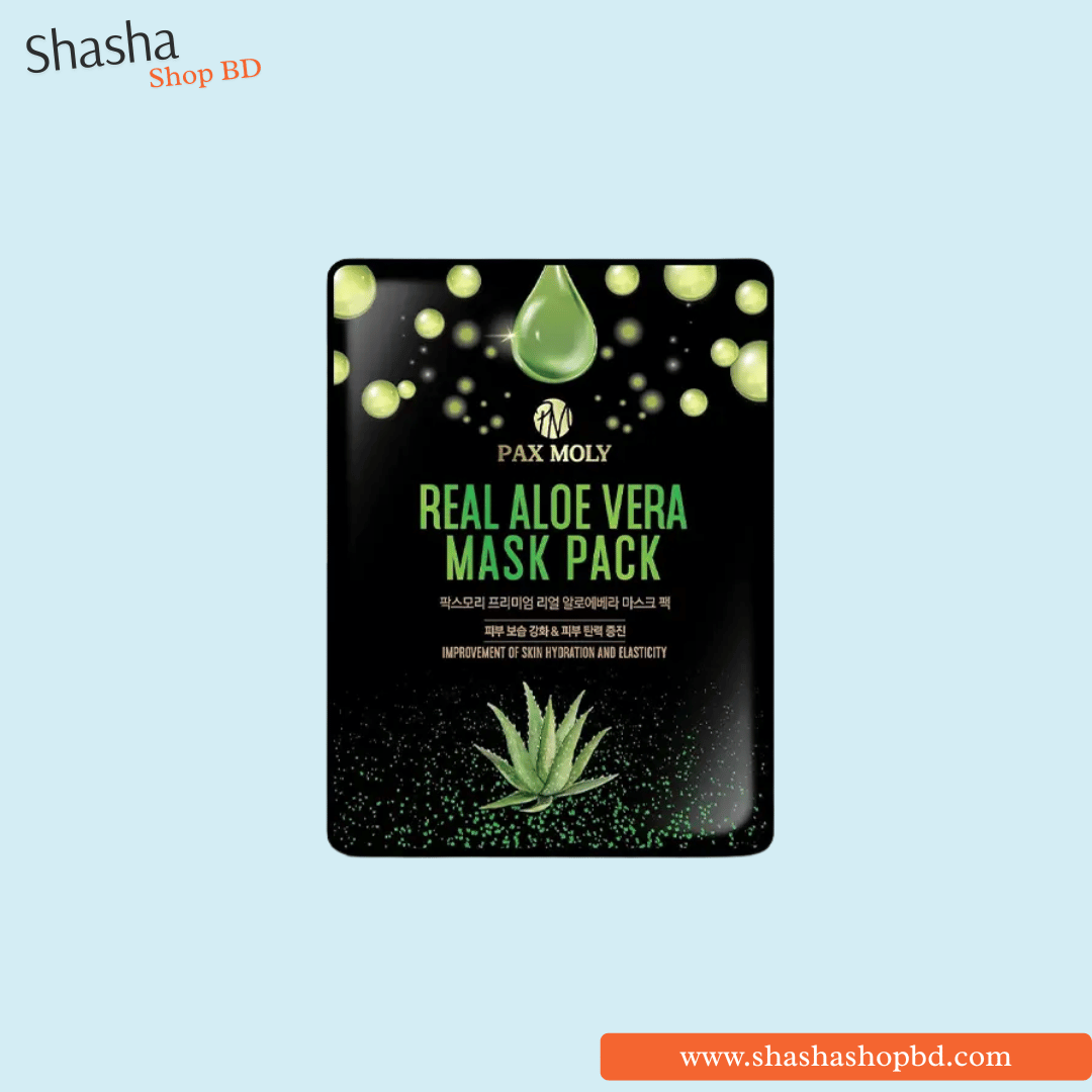 Pax Moly Real Aloe Vera Mask Pack 25ml | Shasha Shop BD