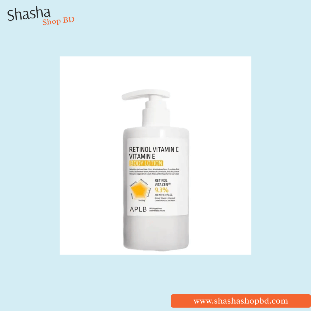 APLB Retinol Vitamin C Vitamin E Body Lotion 300ml | Shasha Shop BD
