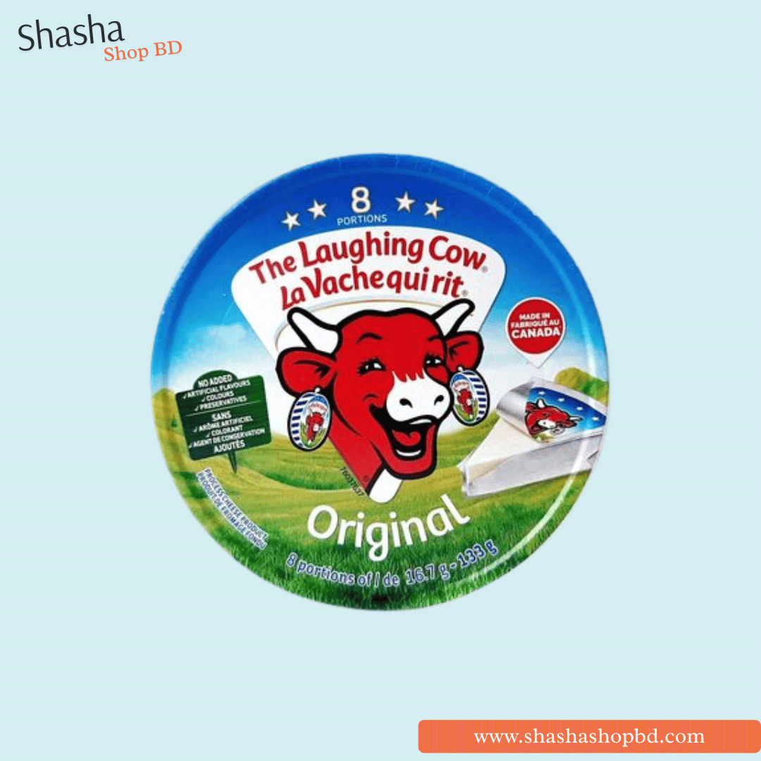 The Laughing Cow Original Cheese 8 Portions 120g | লাফিং কাউ অরিজিনাল চিজ | Shasha Shop BD