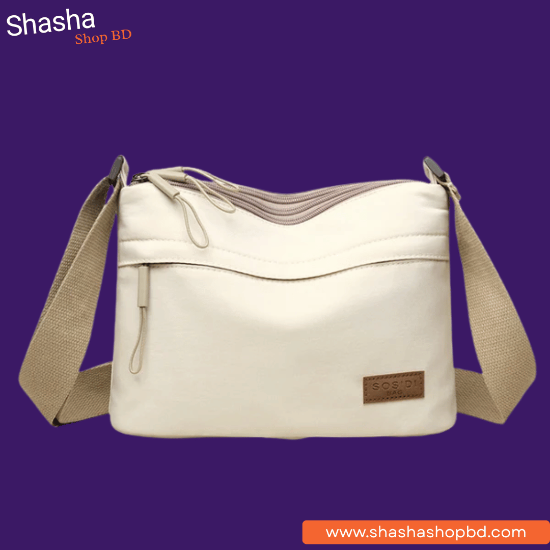 Elevated Twill Crossbody Bag | এলিভেটেড টুইল ক্রসবডি ব্যাগ | Shasha Shop BD