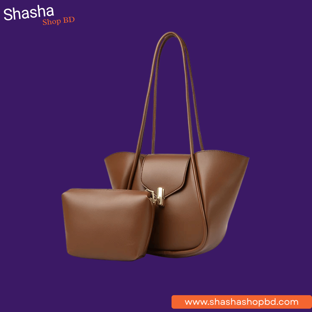 High End Large Capacity Fashion Shoulder Bag | হাই এন্ড লার্জ ক্যাপাসিটি ফ্যাশন শোল্ডার ব্যাগ | Shasha Shop BD