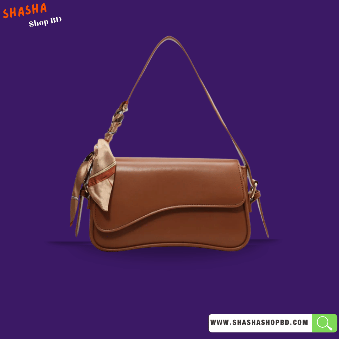 Textured Niche Autumn Shoulder Crossbody Square Bag for Women | টেক্সচার্ড শোল্ডার ক্রসবডি স্কয়ার ব্যাগ | Shasha Shop BD