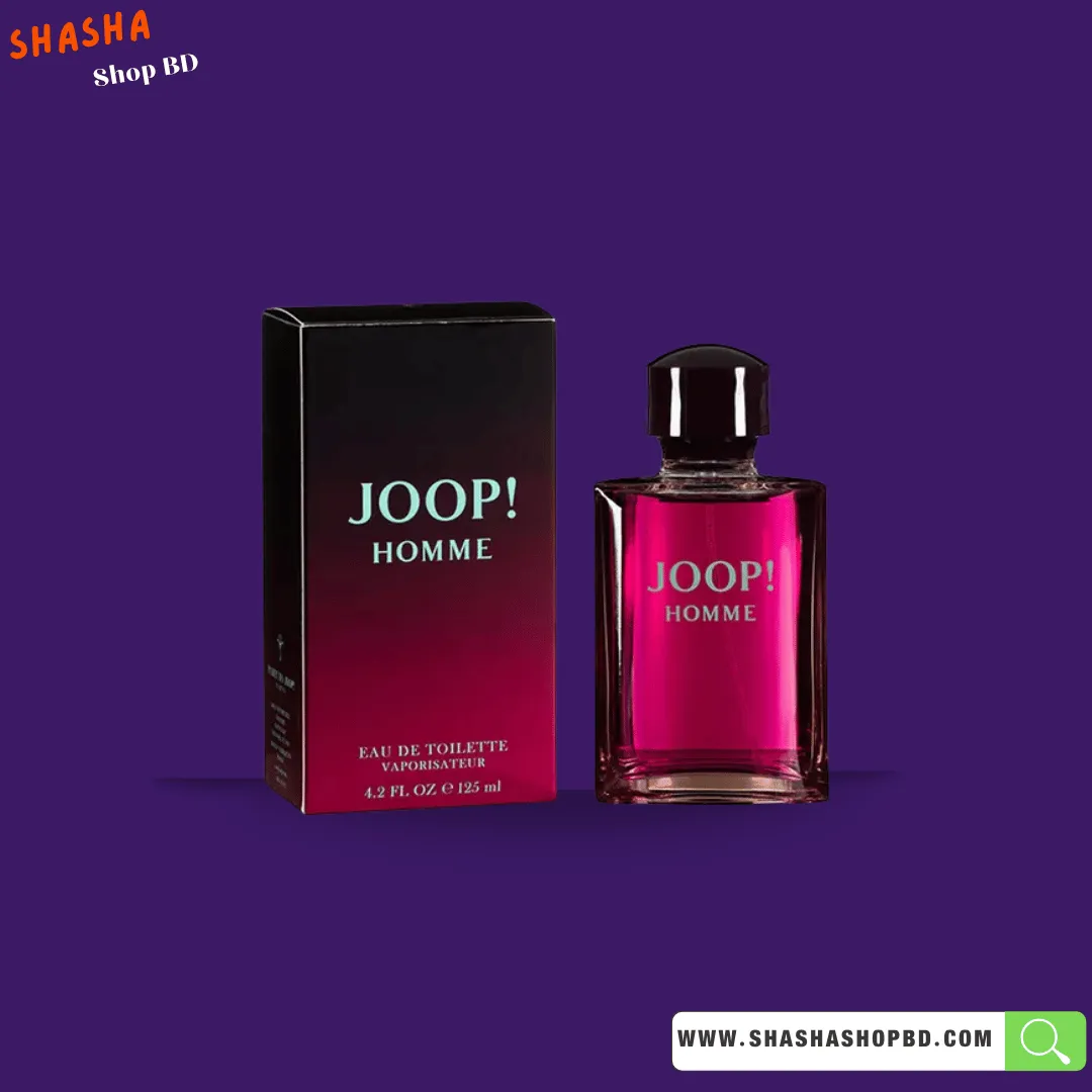 Joop! Homme Eau De Toilette Natural Spray 125ml | জুপ হোম পুরুষদের পারফিউম | Shasha Shop BD