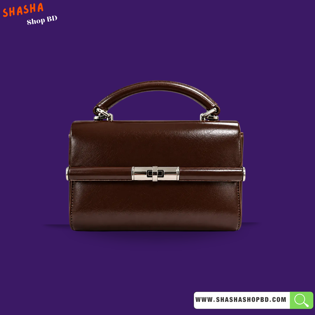 Premium Leather Small Capacity Bag for Women (Glossy Version) F31 | প্রিমিয়াম লেদার স্মল হ্যান্ডব্যাগ | Shasha Shop BD