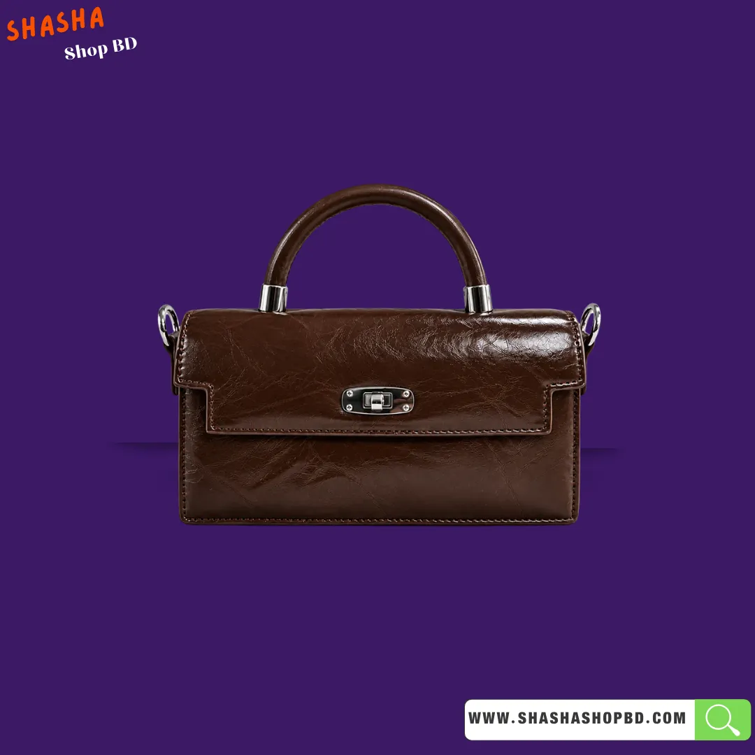 Premium Leather Medium Capacity Bag for Women (F02) | Shasha Shop BD