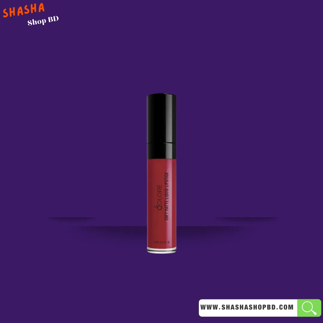 Qolore Soft Matte Liquid Lipstick Berry Drop - 11 - 6gm | Shasha Shop BD