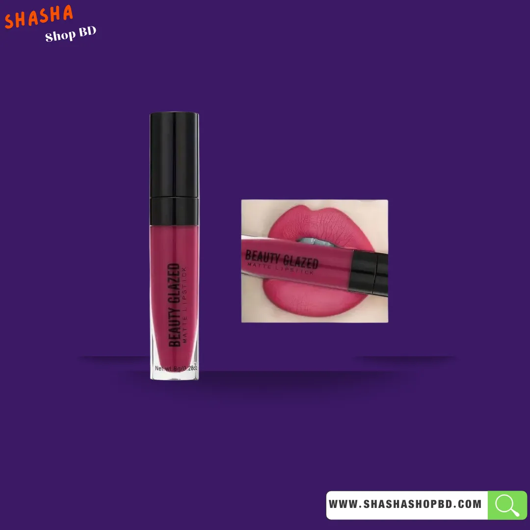 Beauty Glazed Matte Liquid Lipstick - Plum Rose 111 | Shasha Shop BD