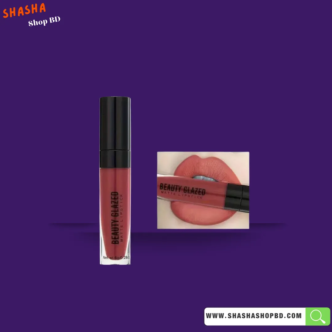 Beauty Glazed Matte Liquid Lipstick - Peony 105 | Shasha Shop BD