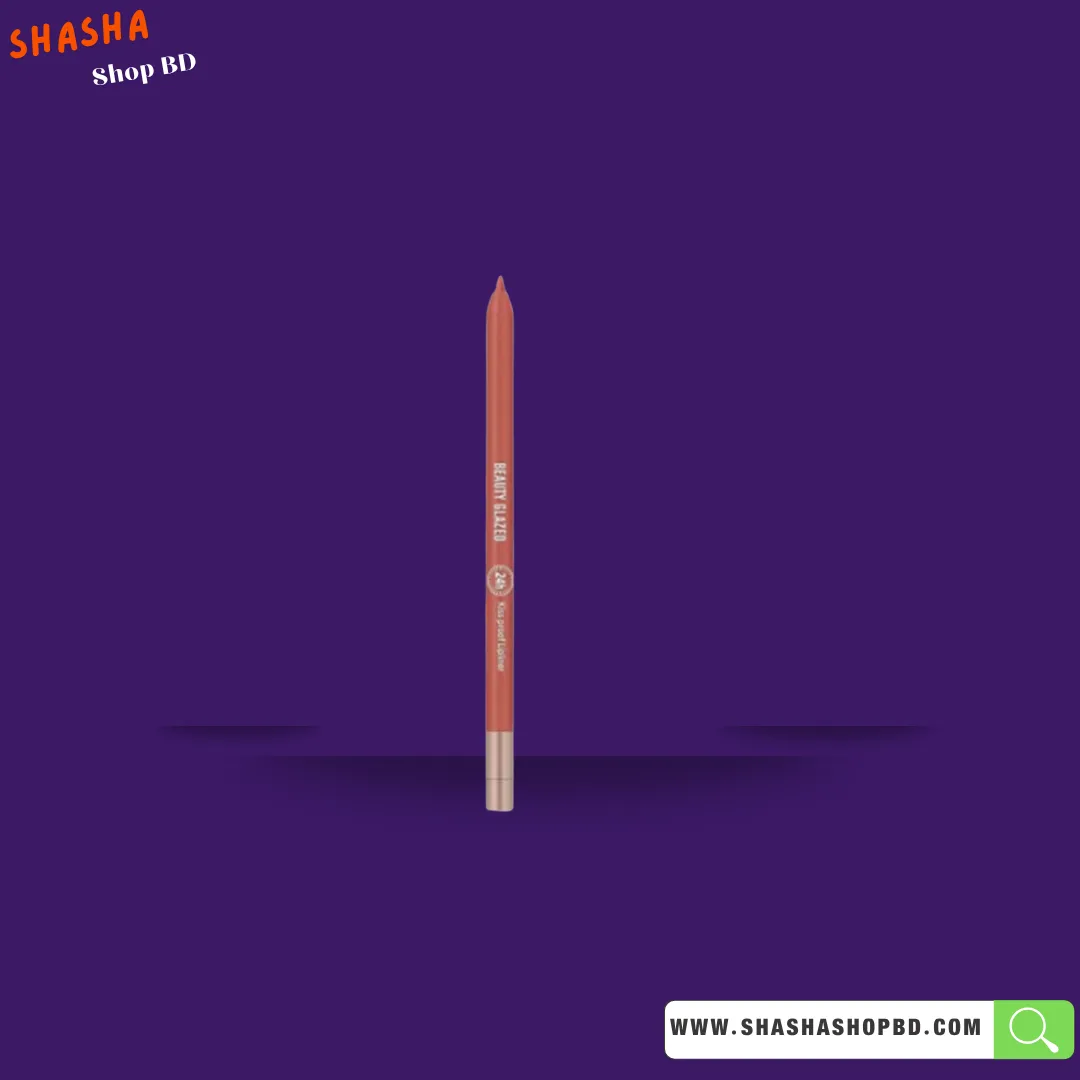 Beauty Glazed Waterproof Lip Liner Pencil - B105 Coral | Shasha Shop BD