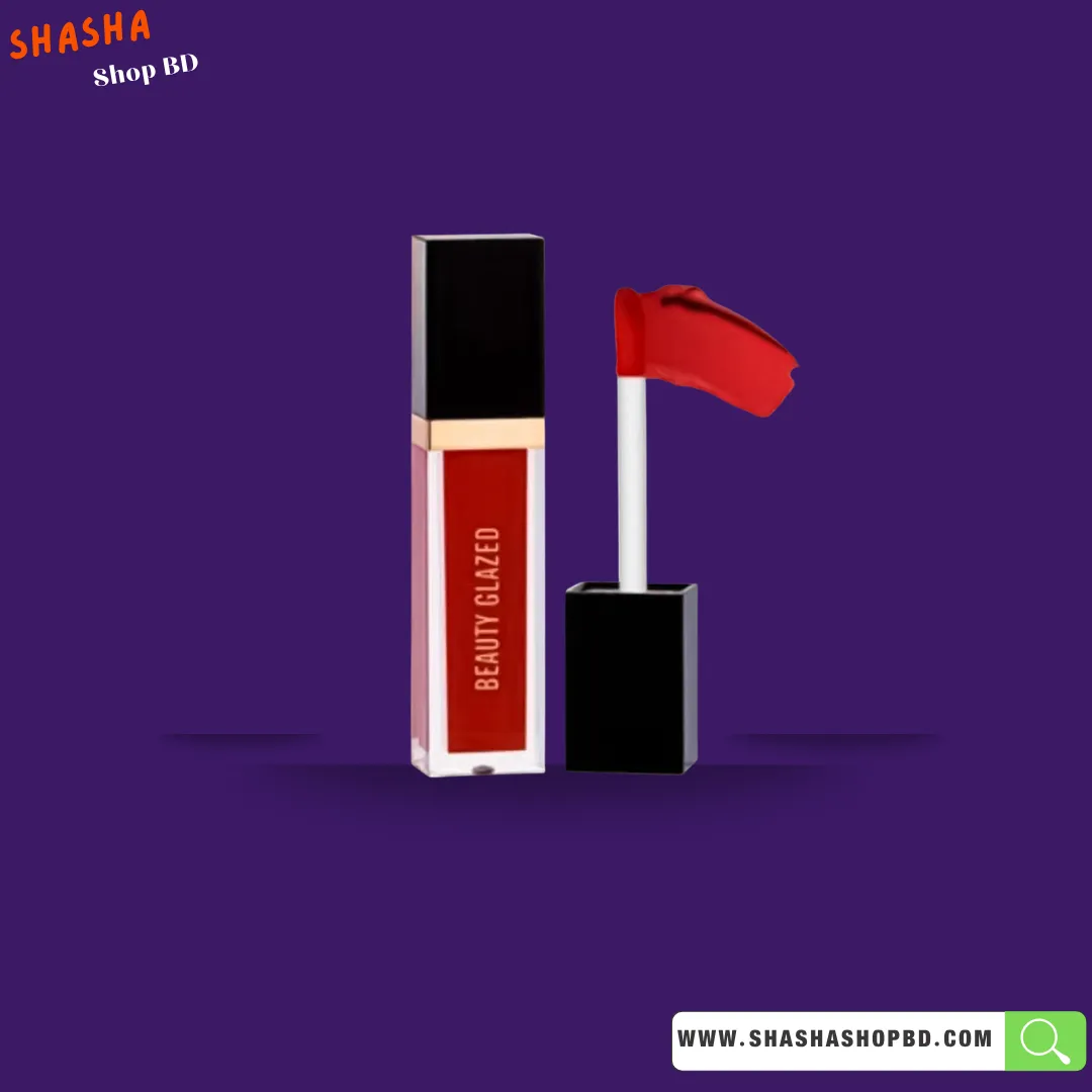 Beauty Glazed Matte Liquid Lipstick - 123 Vintage Brick | Shasha Shop BD
