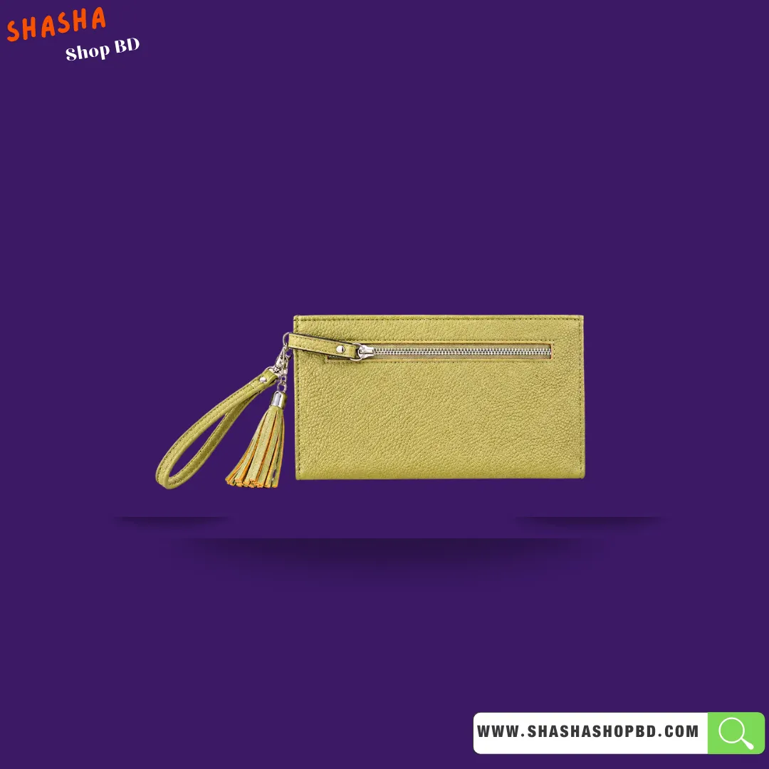 Premium Ladies Hand Purse (KP31) - Lime Green | Shasha Shop BD