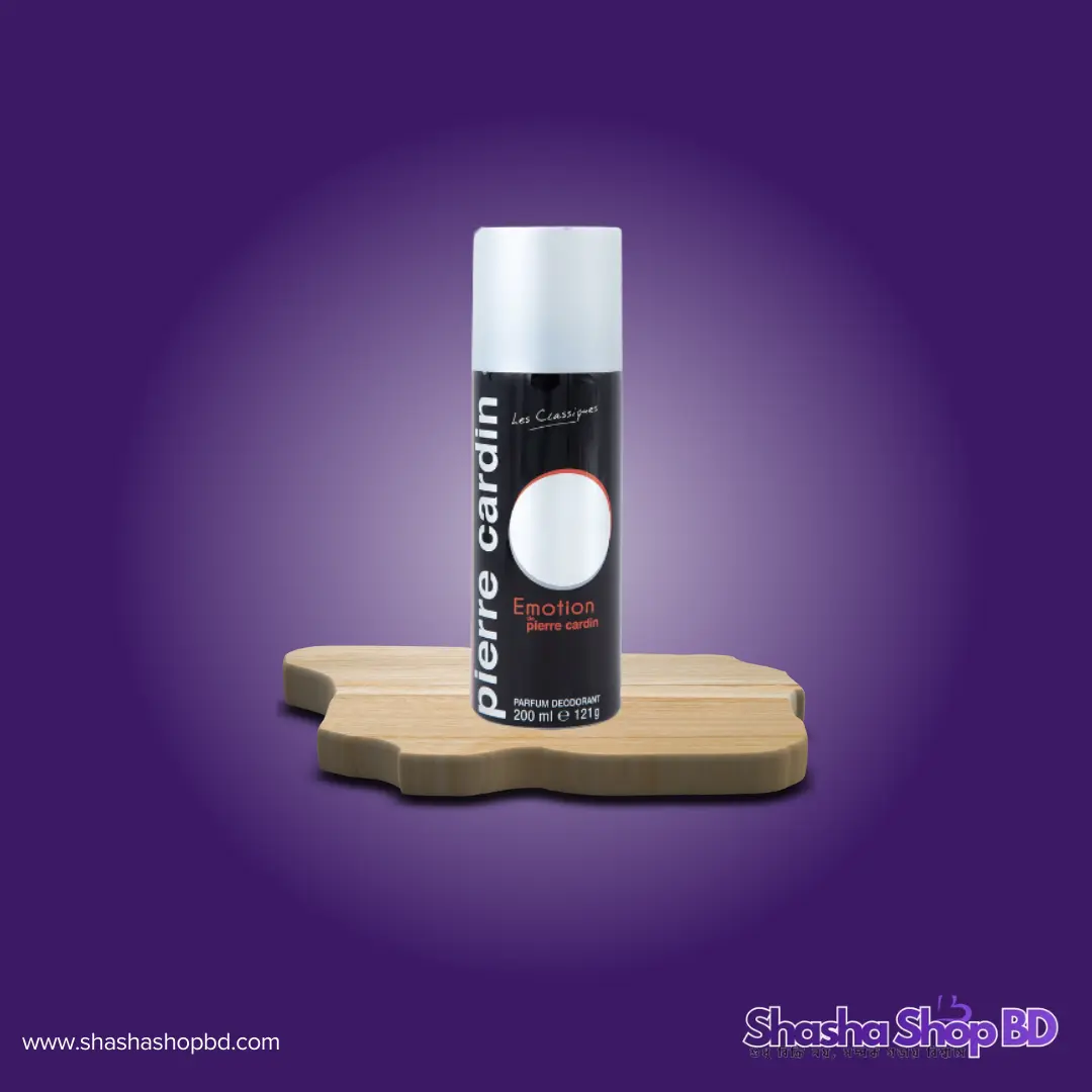 ❄️ Pierre Cardin Emotion Parfum Deodorant - 200 ml (Experience the French Classic – সতেজতা এবং আভিজাত্যের এক অনন্য মেলবন্ধন!)