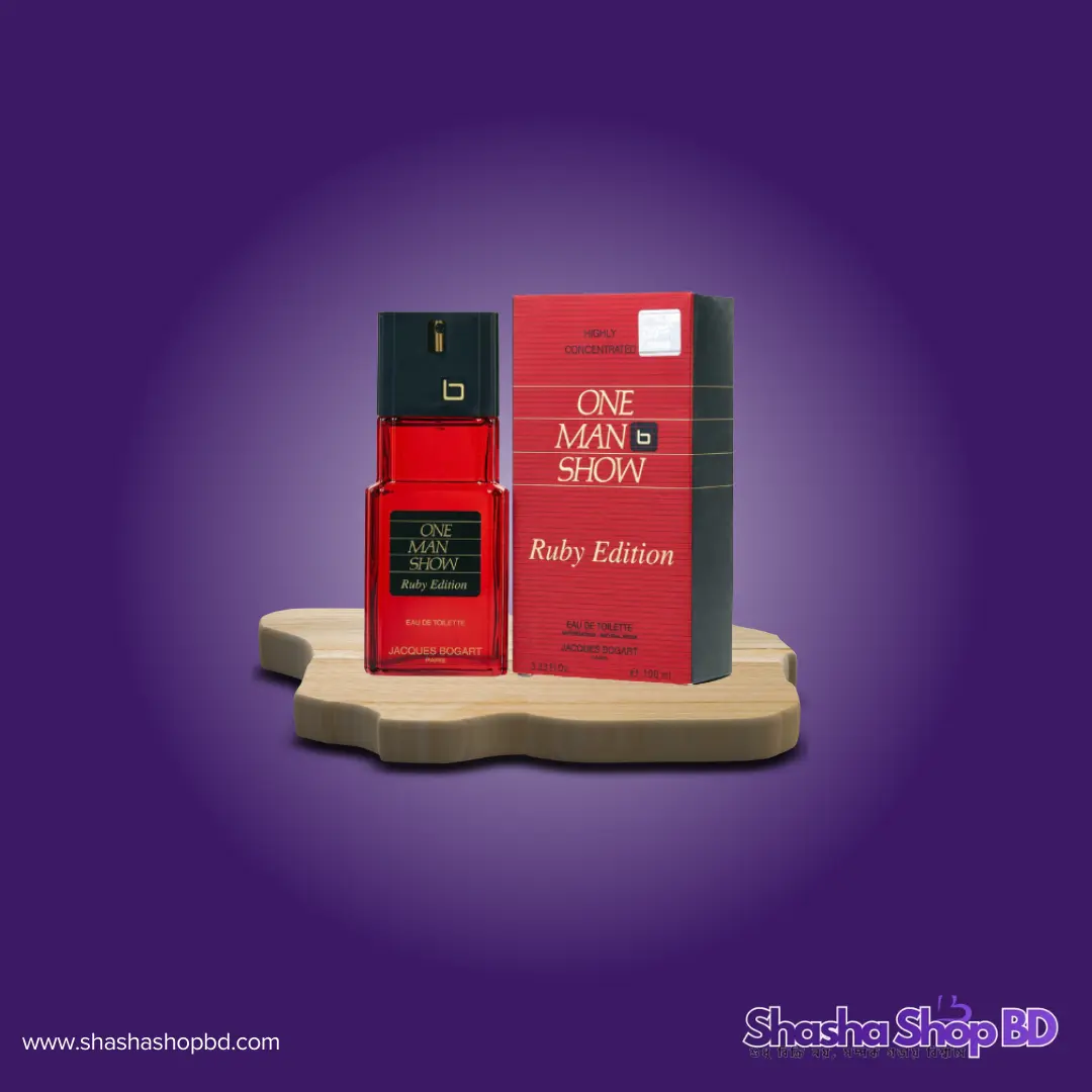 🌹 One Man Show Ruby Edition Eau De Toilette - 100 ml (Bold, Spicy & Magnetic – আভিজাত্য এবং আকর্ষণের এক অনন্য লাল আভা!)