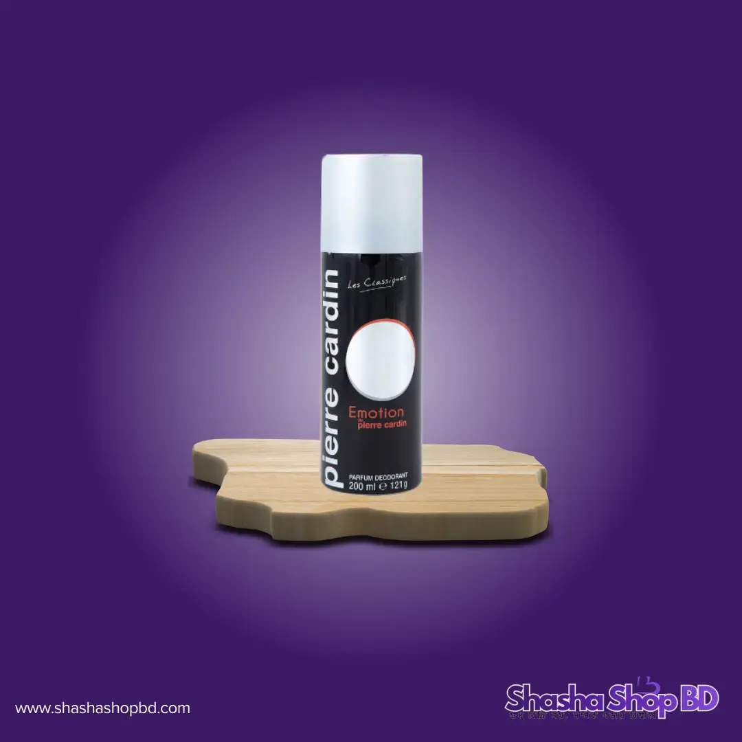 ❄️ Pierre Cardin Emotion Parfum Deodorant - 200 ml (Experience the French Classic – সতেজতা এবং আভিজাত্যের এক অনন্য মেলবন্ধন!)