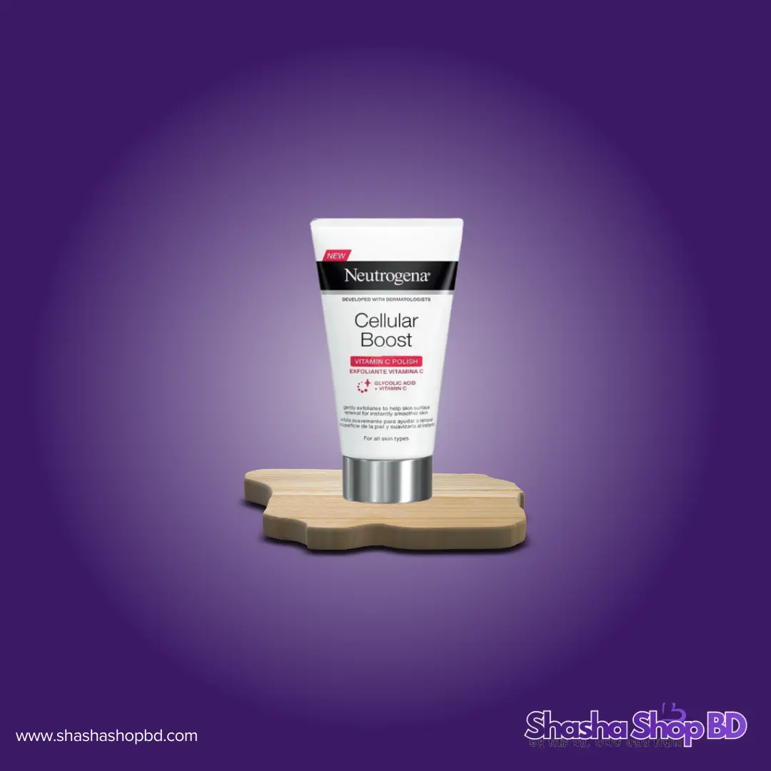 Neutrogena Cellular Boost Vitamin C Polish - 75ml (Reveal Your Radiant Glow – ক্লান্তিহীন উজ্জ্বল ও মসৃণ ত্বকের জন্য!)