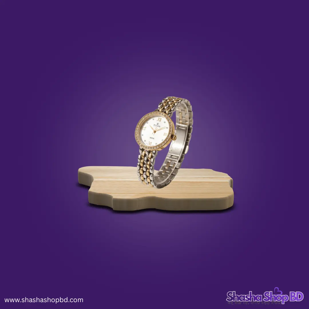 ⌚ Titan Two-Tone Roman Dial Ladies Watch (Exquisite Elegance & Timeless Style – আপনার কবজিতে আভিজাত্যের এক নতুন সংজ্ঞা!)
