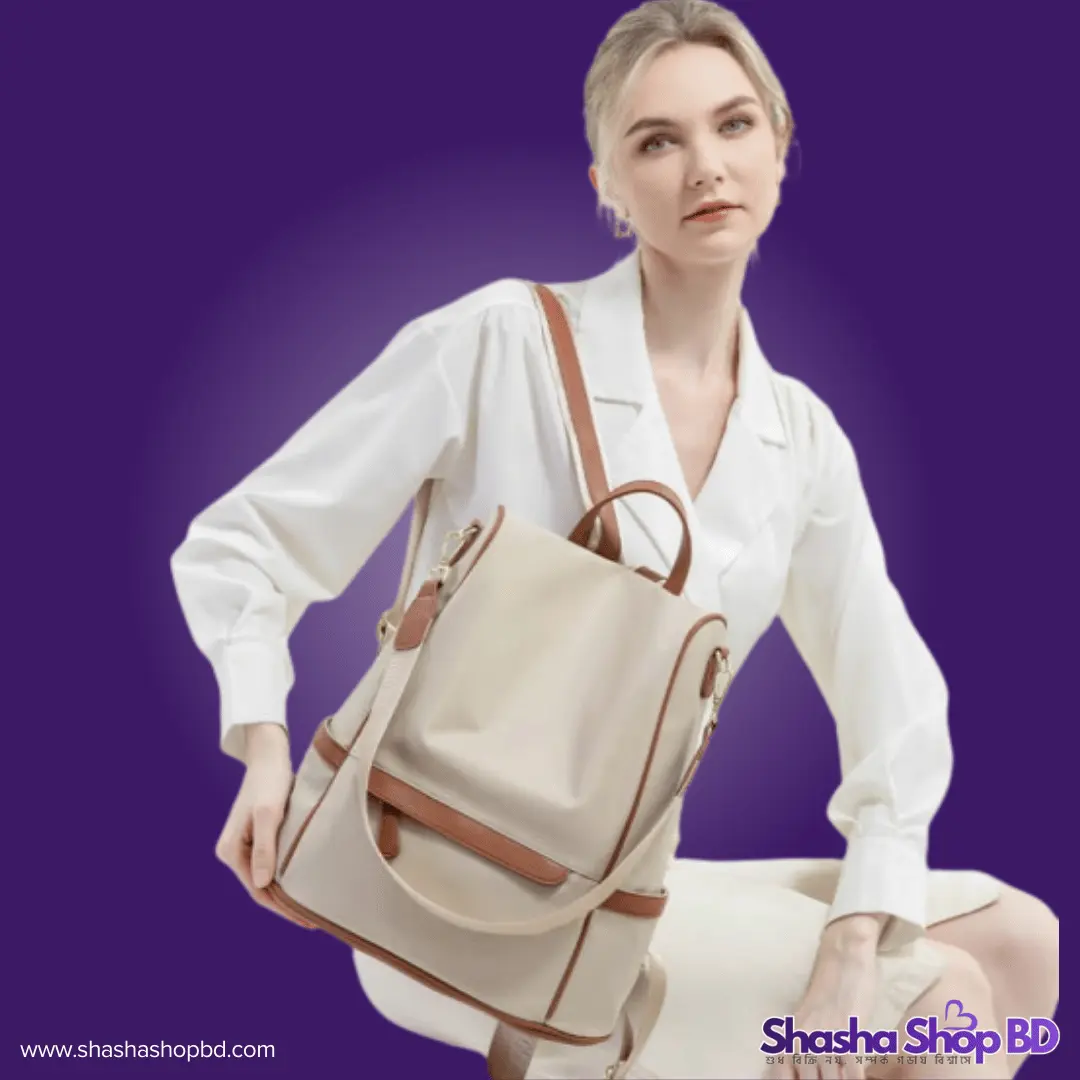 New Design Women Anti-Theft Backpack - স্টাইলিশ ওয়াটারপ্রুফ ট্রাভেল ব্যাকপ্যাক