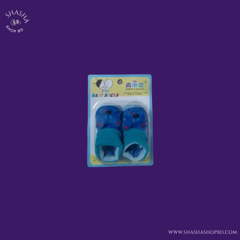 Zhendiai Cute 3D Animal Baby Socks - Size 09 (1 Pair) | Shasha Shop BD